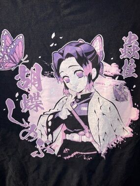 Demon Slayer Kimetsu No Yaiba Shinobu T-Shirt | EUC | Sz M